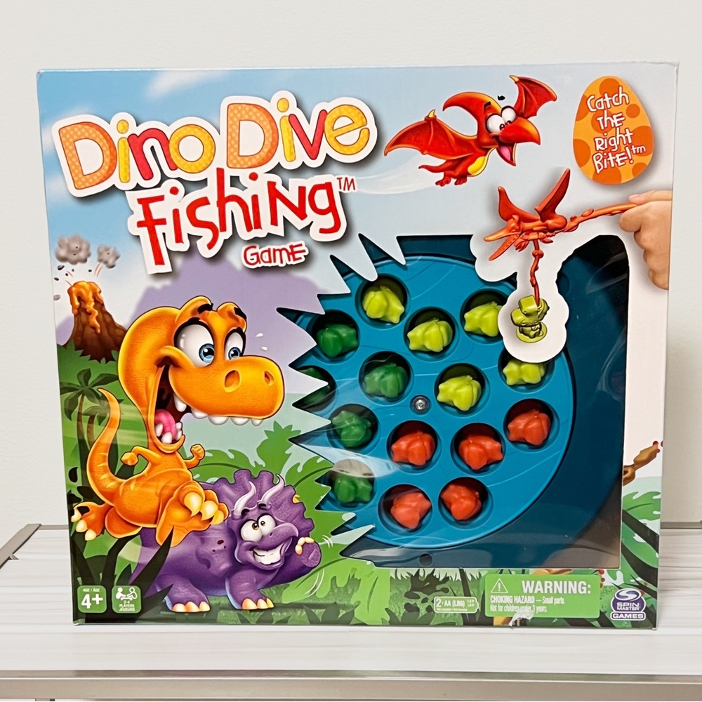 Dino Dive Fishing Game